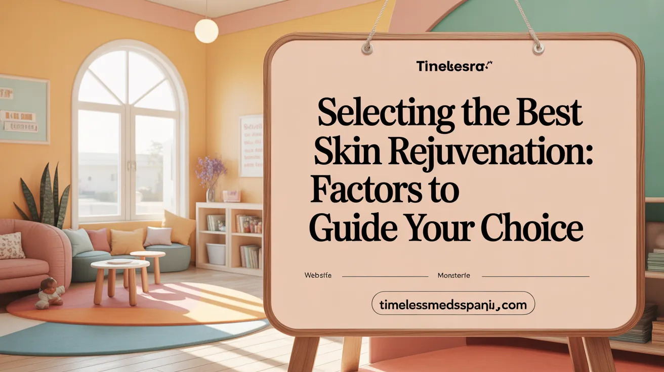 Selecting the Best Skin Rejuvenation: Factors to Guide Your Choice