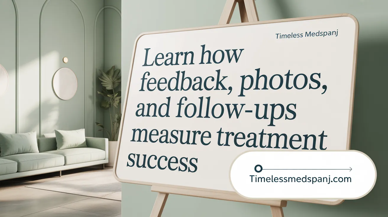 Learn how feedback, photos, and follow-ups measure treatment success