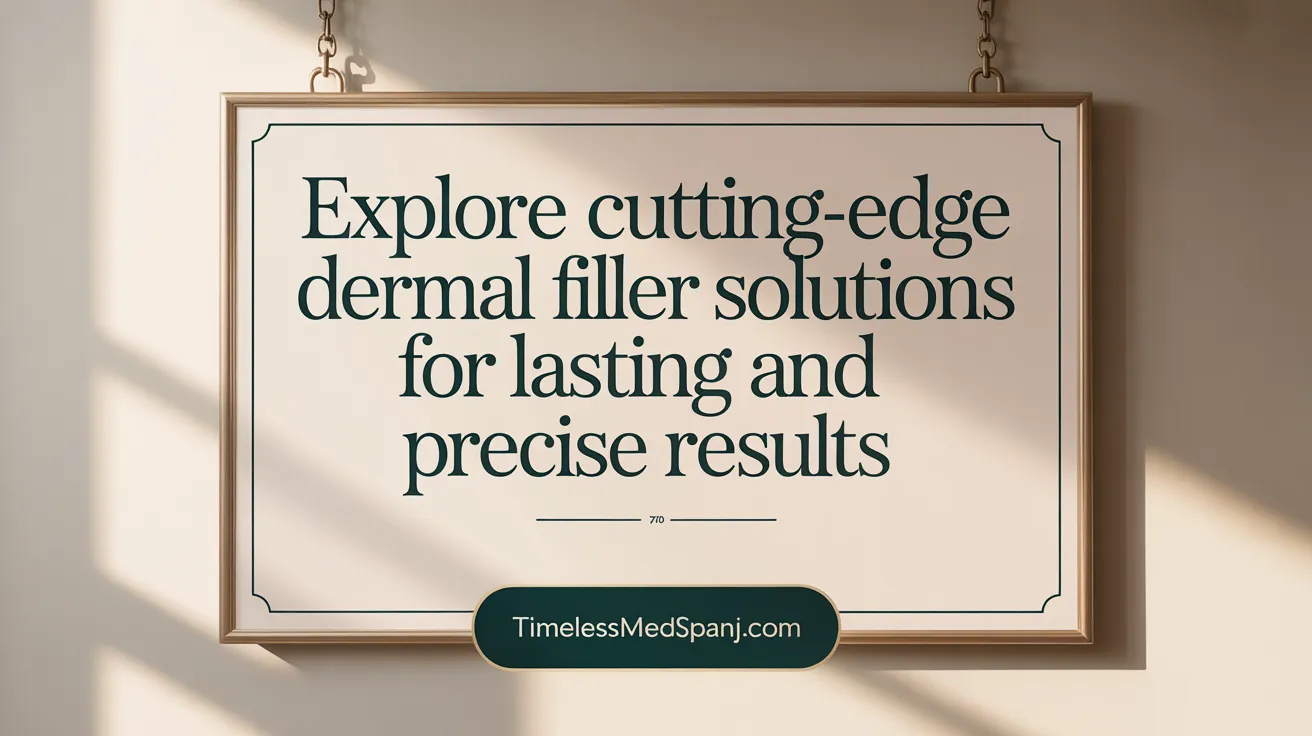 Explore Cutting-Edge Dermal Filler Solutions for Lasting and Precise Results