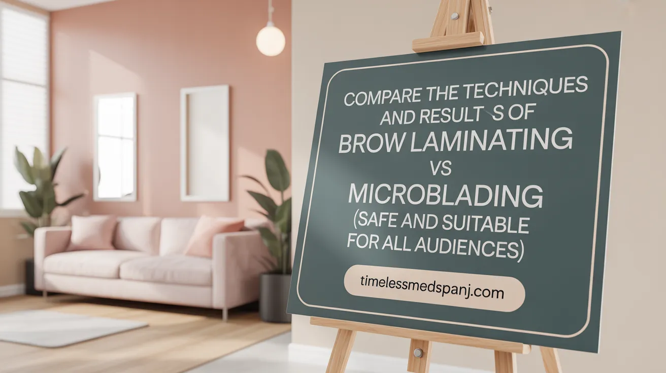 Compare the Techniques and Results of Brow Lamination vs Microblading