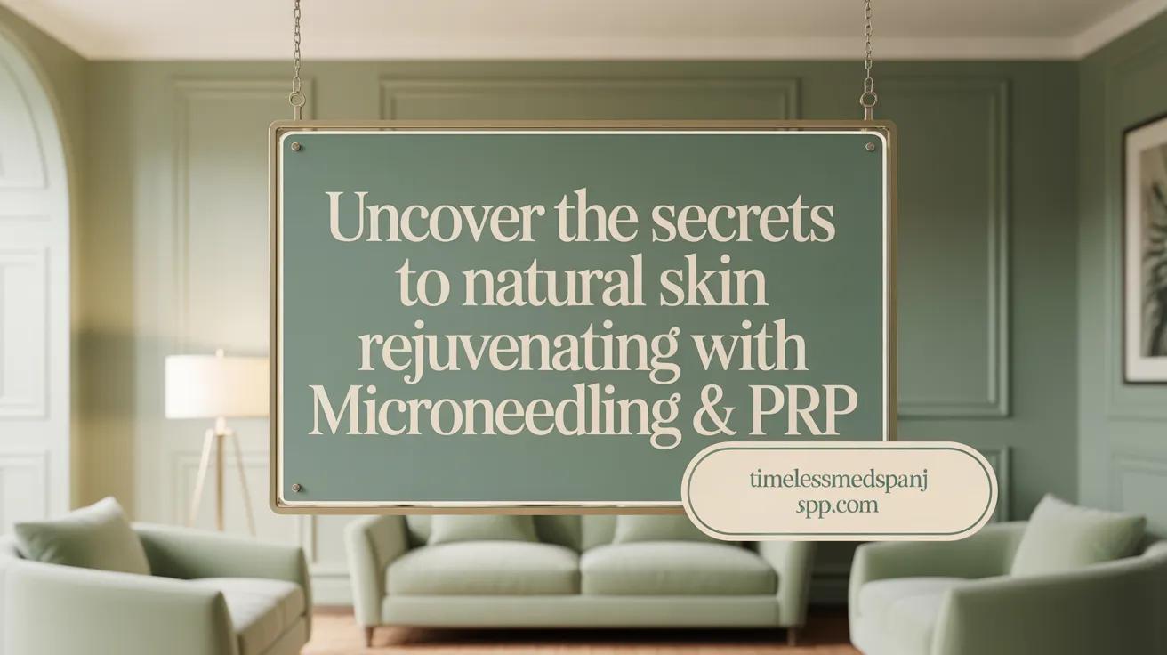 Uncover the Secrets to Natural Skin Rejuvenation with Microneedling & PRP