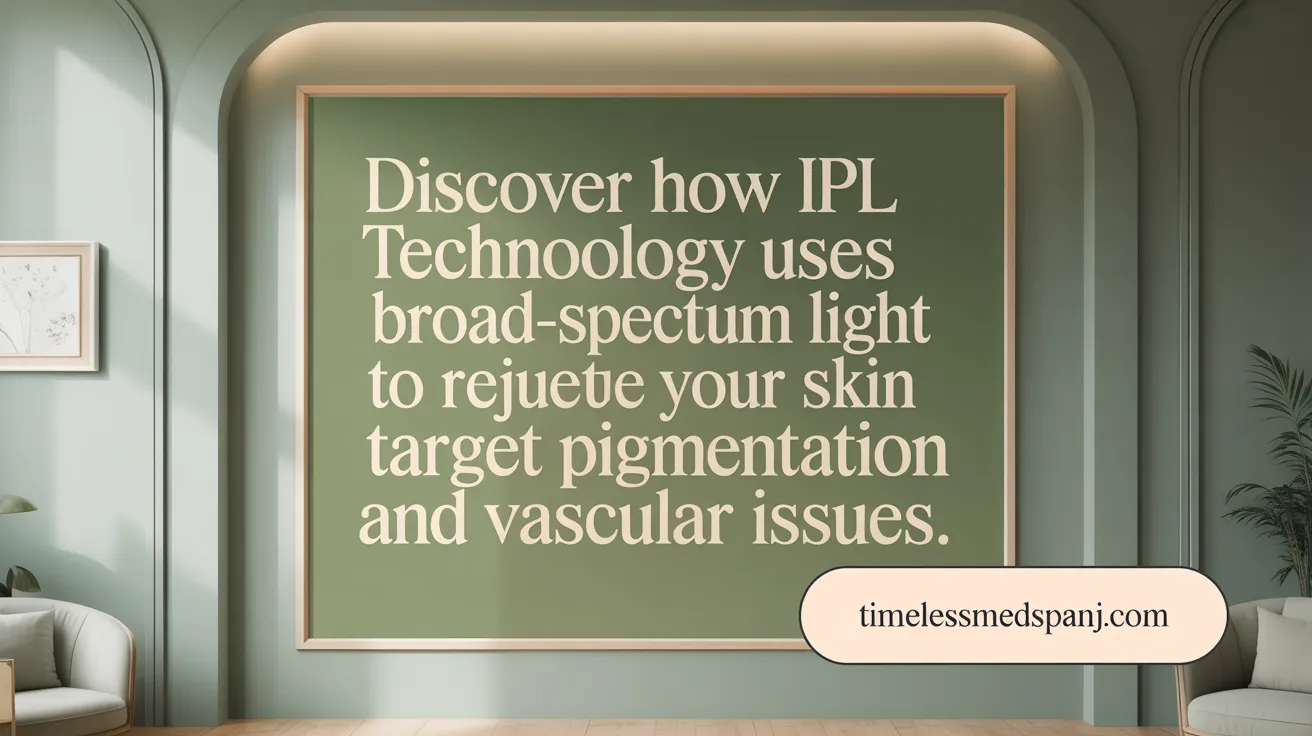 Discover how IPL technology uses broad-spectrum light to rejuvenate your skin and target pigmentation and vascular issues.