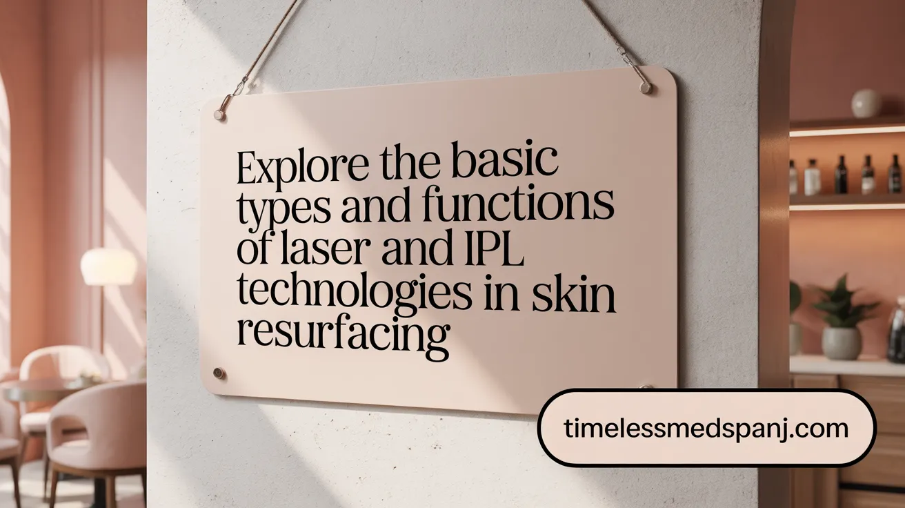 Explore the Basic Types and Functions of Laser and IPL Technologies in Skin Resurfacing