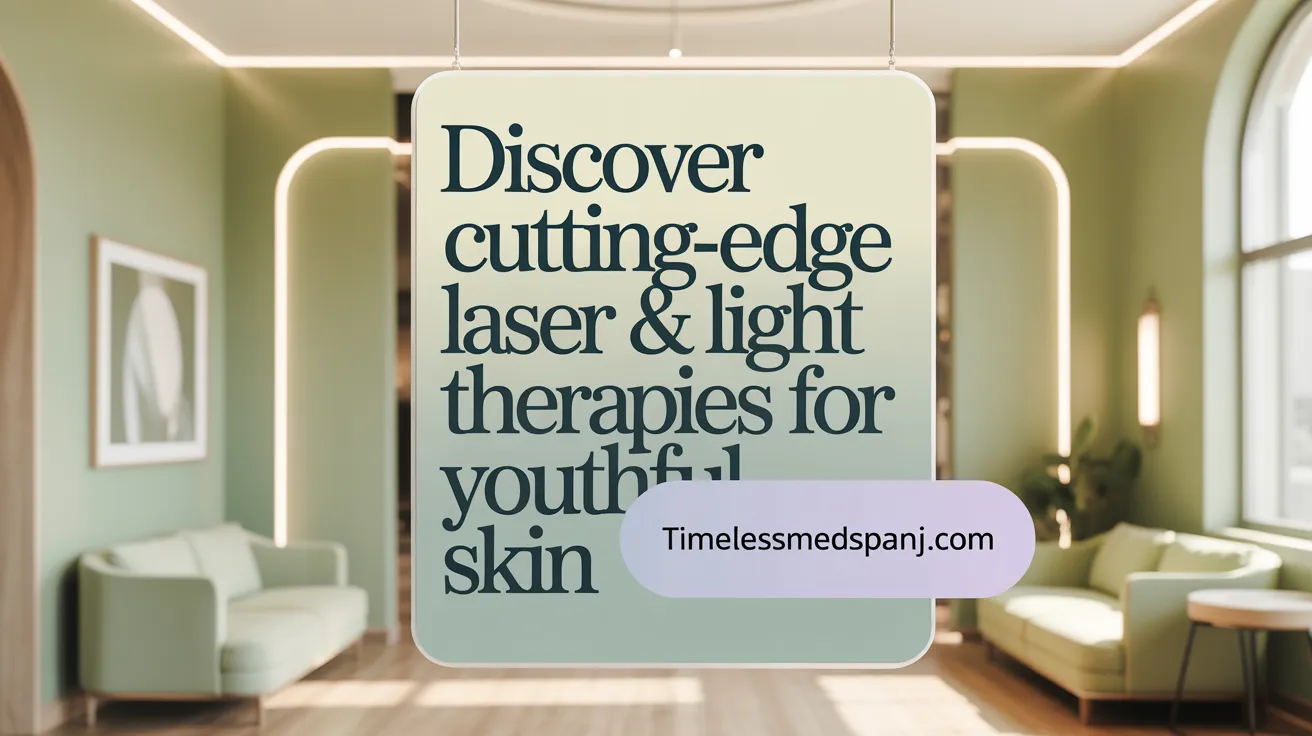 Discover Cutting-Edge Laser & Light Therapies for Youthful Skin