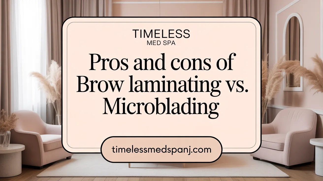 Pros and Cons of Brow Lamination vs. Microblading