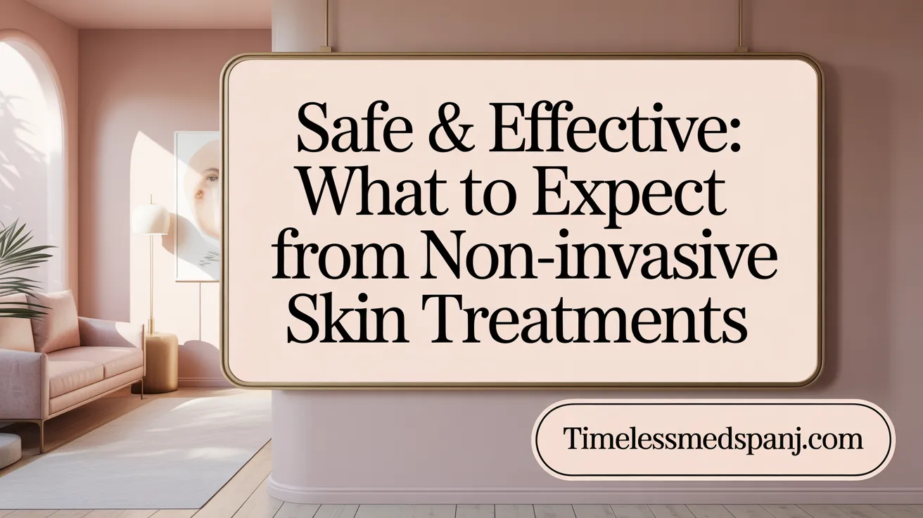 Safe & Effective: What to Expect from Non-Invasive Skin Treatments