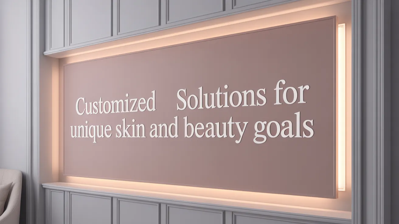 Customized Solutions for Unique Skin and Beauty Goals