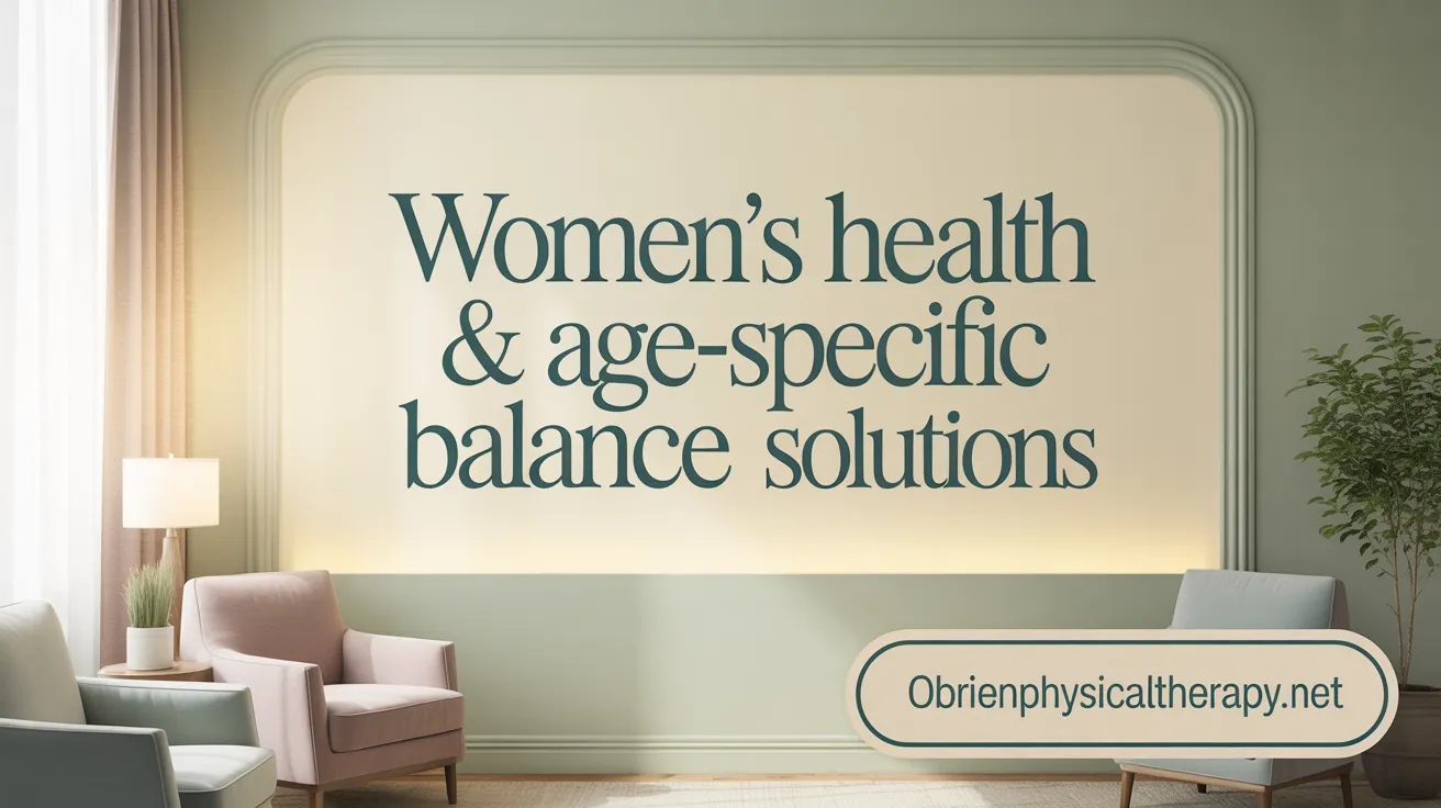 Women's Health & Age-Specific Balance Solutions