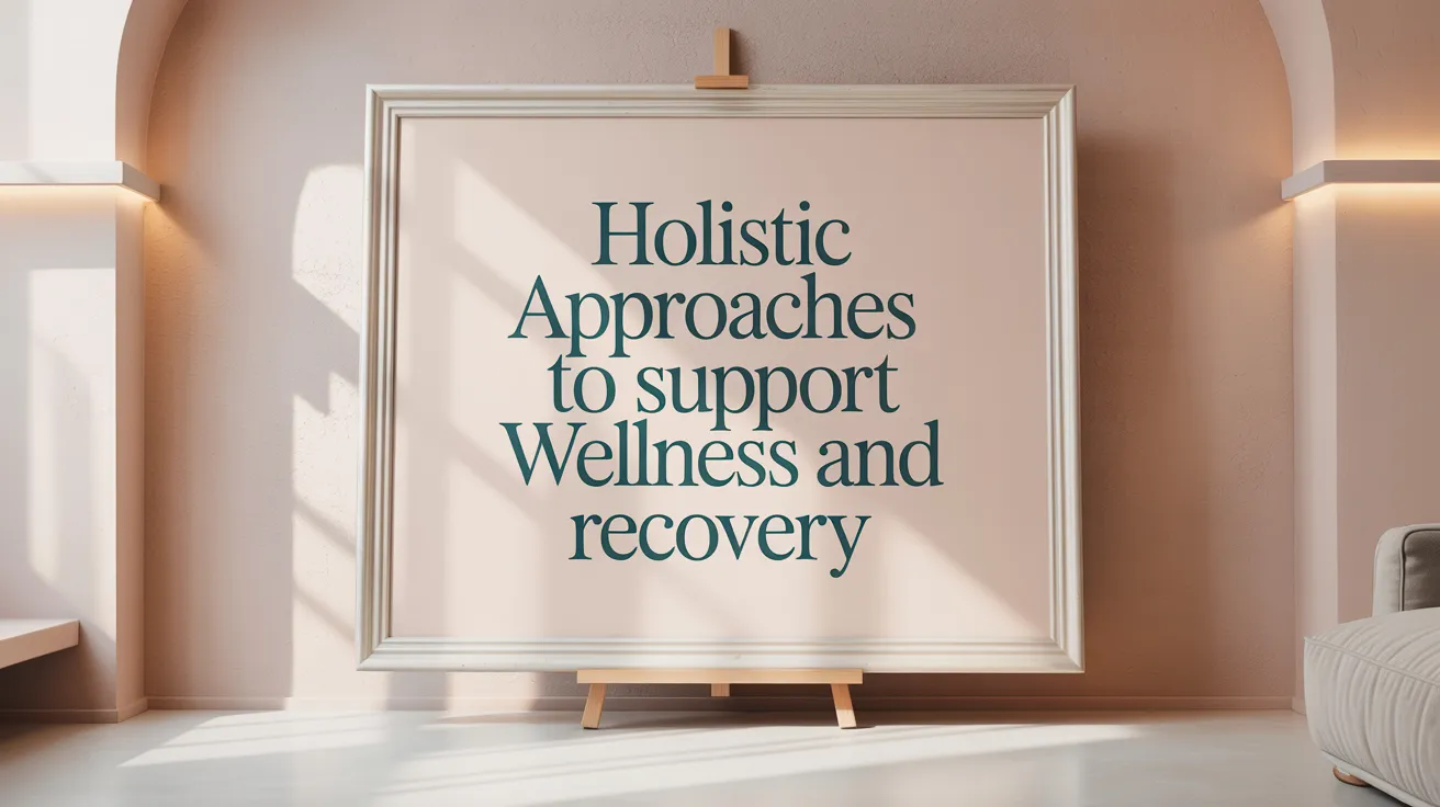 Holistic Approaches to Support Wellness and Recovery