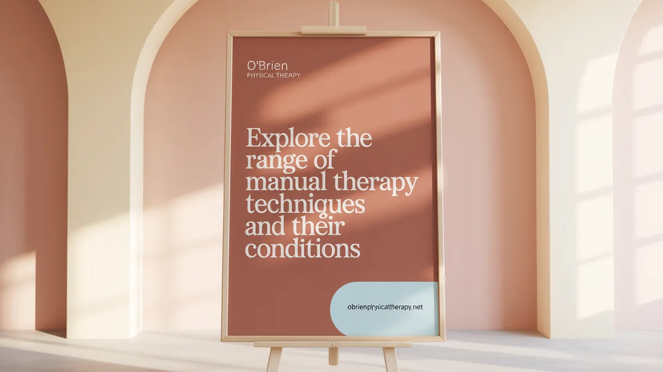 Explore the Range of Manual Therapy Techniques and Their Conditions