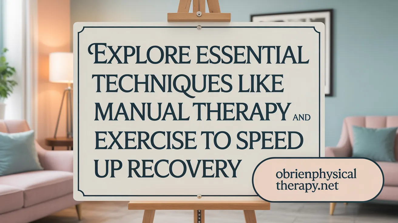 Explore Essential Techniques Like Manual Therapy and Exercise to Speed Up Recovery