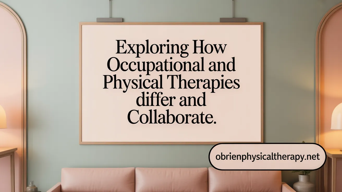 Exploring How Occupational and Physical Therapies Differ and Collaborate