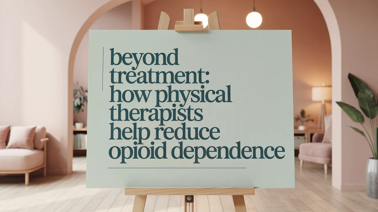 Beyond Treatment: How Physical Therapists Help Reduce Opioid Dependence