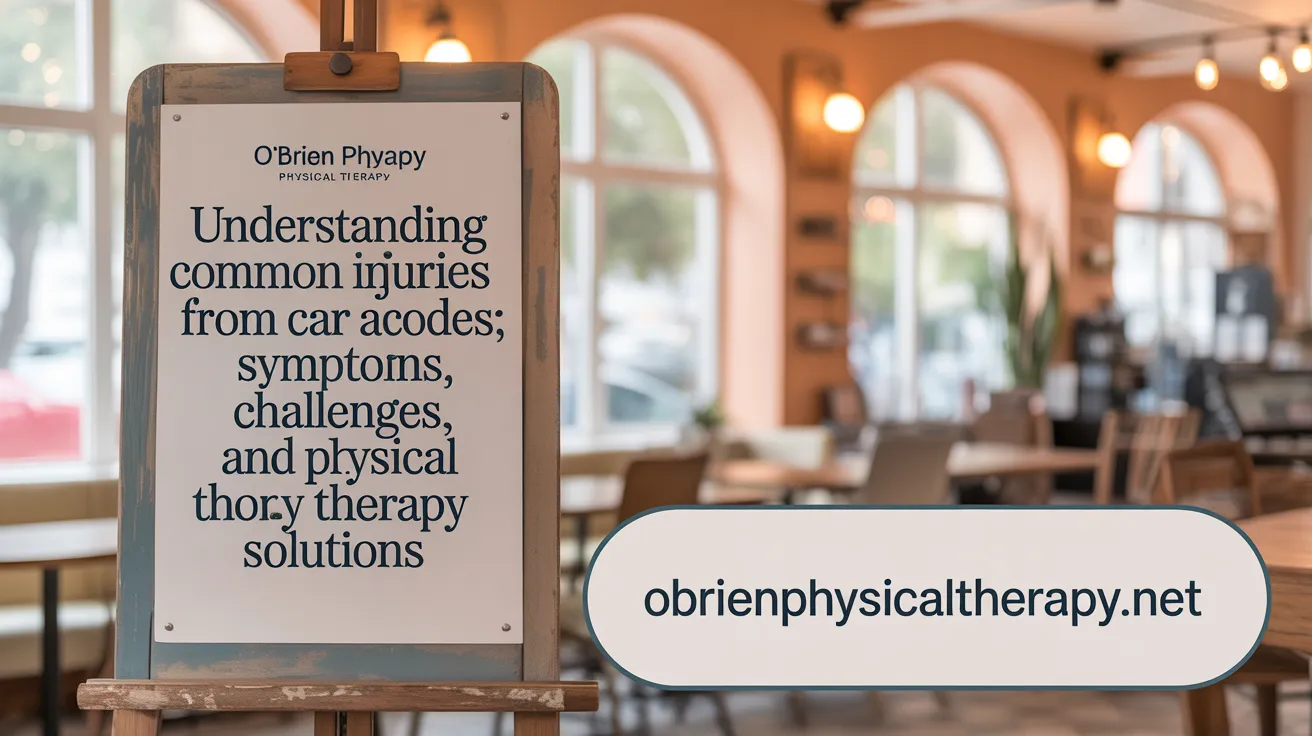 Understanding Common Injuries from Car Accidents: Symptoms, Challenges, and Physical Therapy Solutions