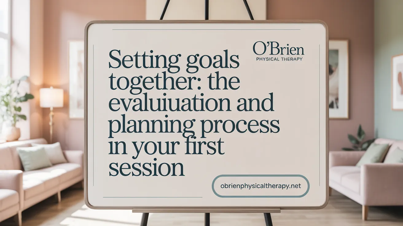 Setting Goals Together: The Evaluation and Planning Process in Your First Session