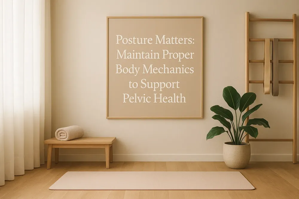 Posture Matters: Maintain Proper Body Mechanics to Support Pelvic Health