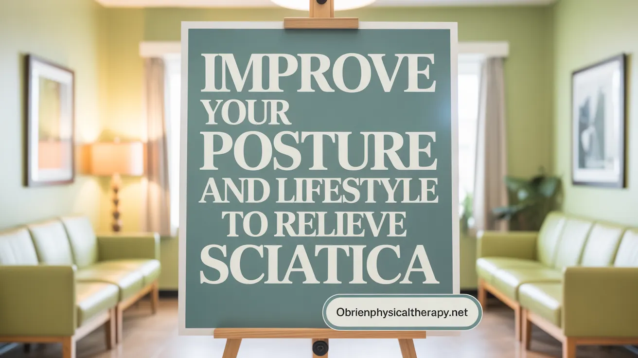 Improve Your Posture and Lifestyle to Manage Sciatica