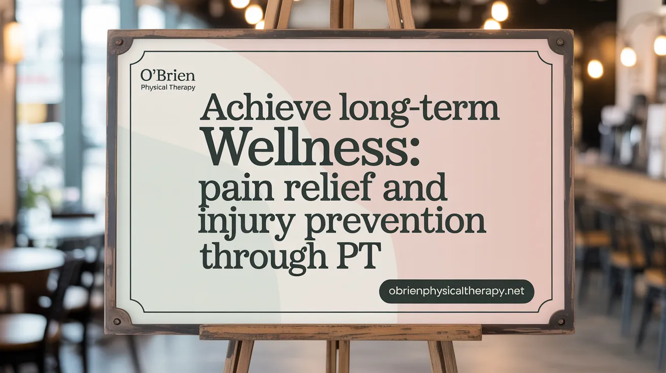 Achieve Long-Term Wellness: Pain Relief and Injury Prevention Through PT