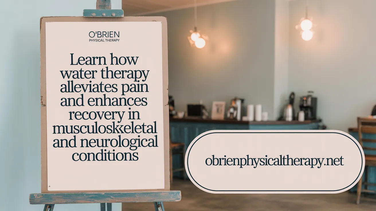 Learn how water therapy alleviates pain and enhances recovery in musculoskeletal and neurological conditions.