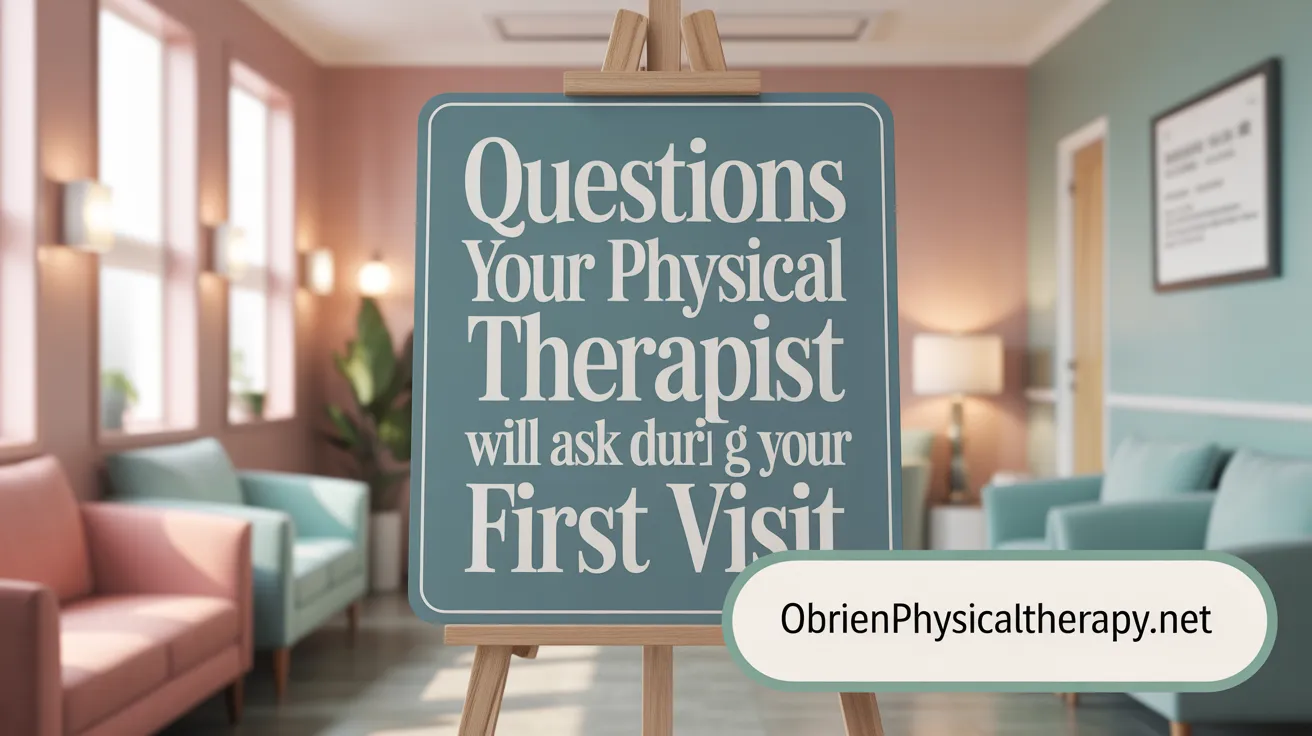 Questions Your Physical Therapist Will Ask During Your First Visit
