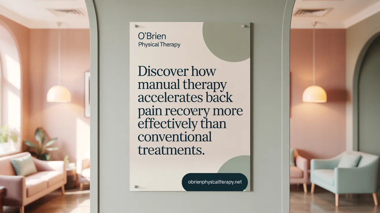 Discover how manual therapy accelerates back pain recovery more effectively than conventional treatments.