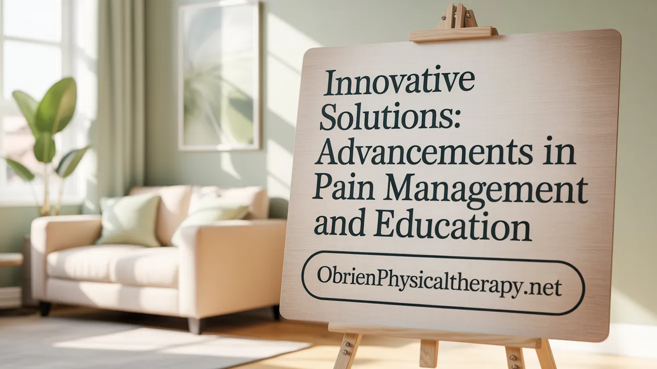 Innovative Solutions: Advancements in Pain Management and Education