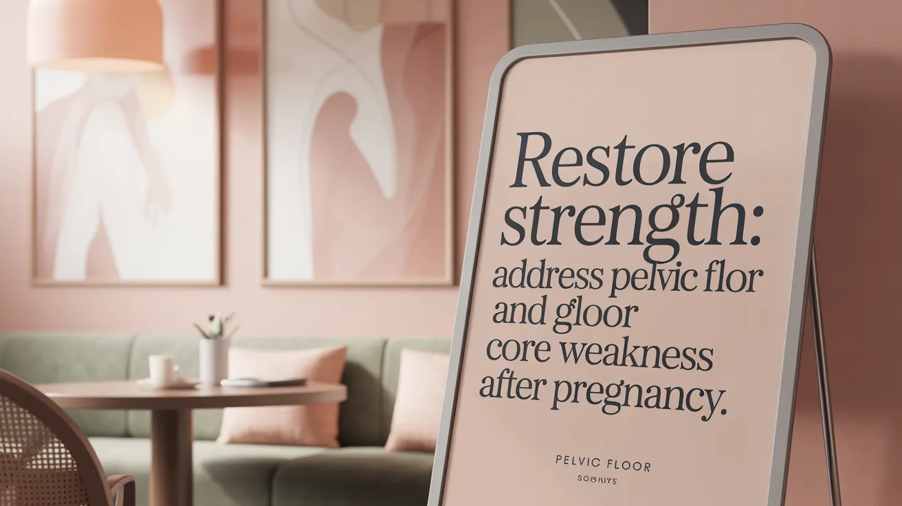 Restore Strength: Address Pelvic Floor and Core Weakness After Pregnancy