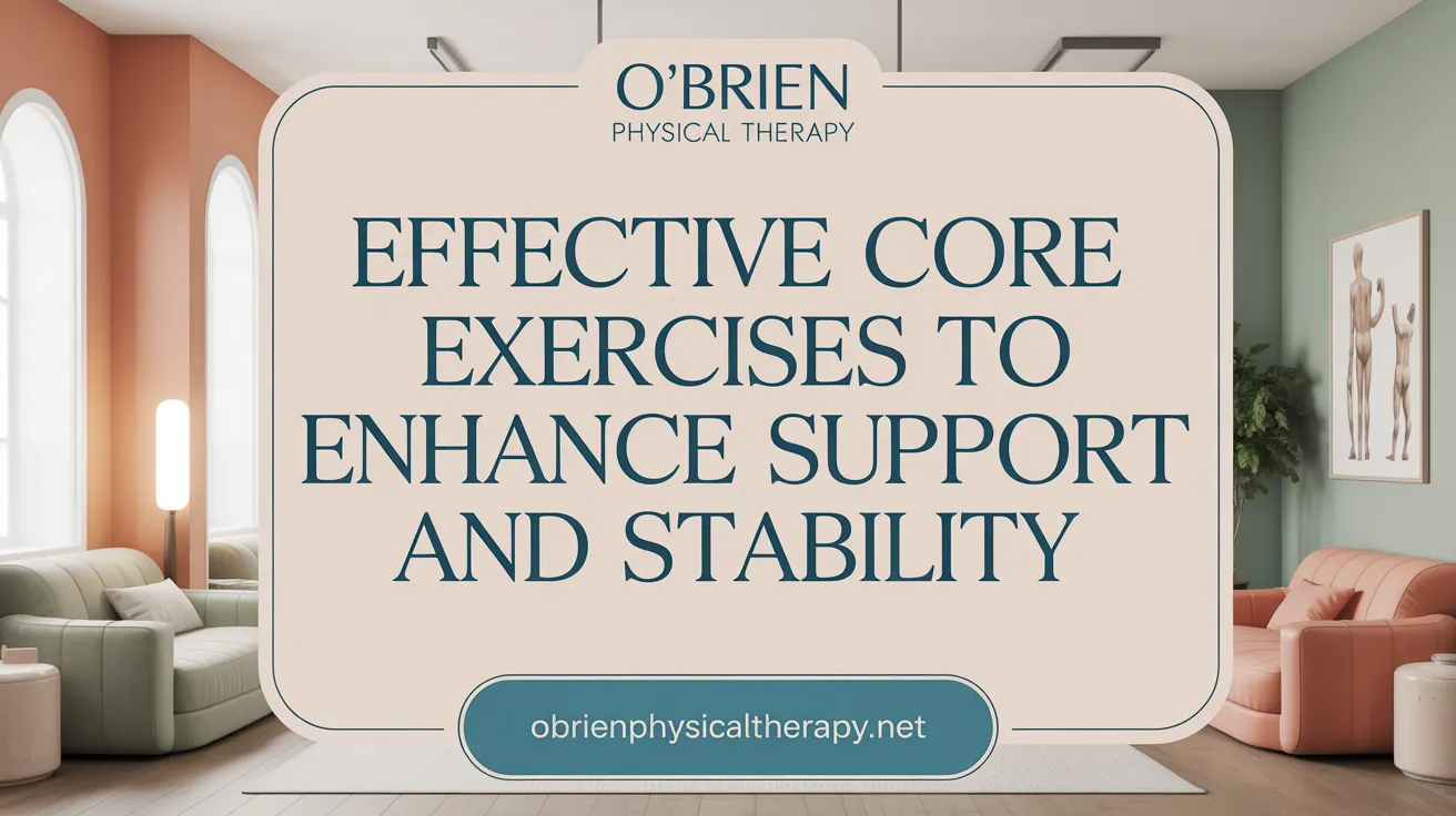 Effective Core Exercises to Enhance Support and Stability
