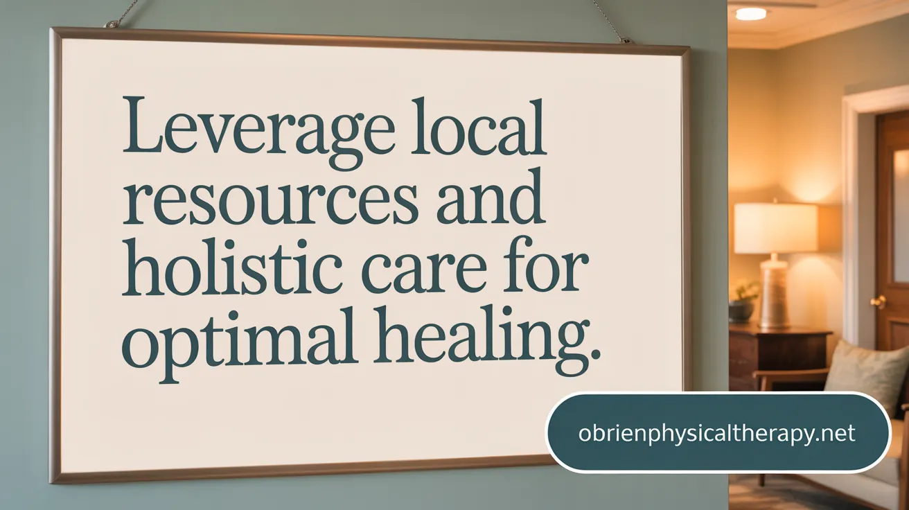 Leverage Local Resources and Holistic Care for Optimal Healing