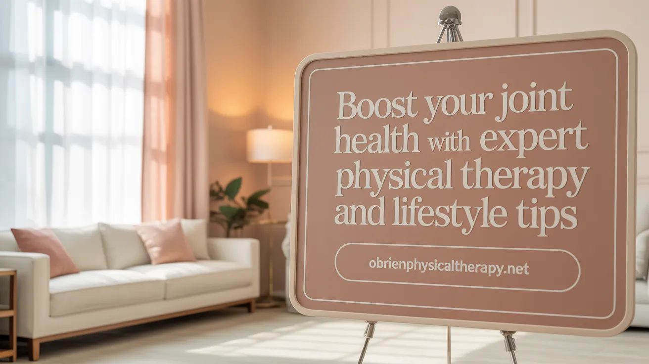Boost Your Joint Health with Expert Physical Therapy and Lifestyle Tips