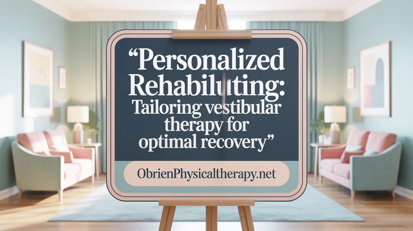 Personalized Rehabilitation: Tailoring Vestibular Therapy for Optimal Recovery