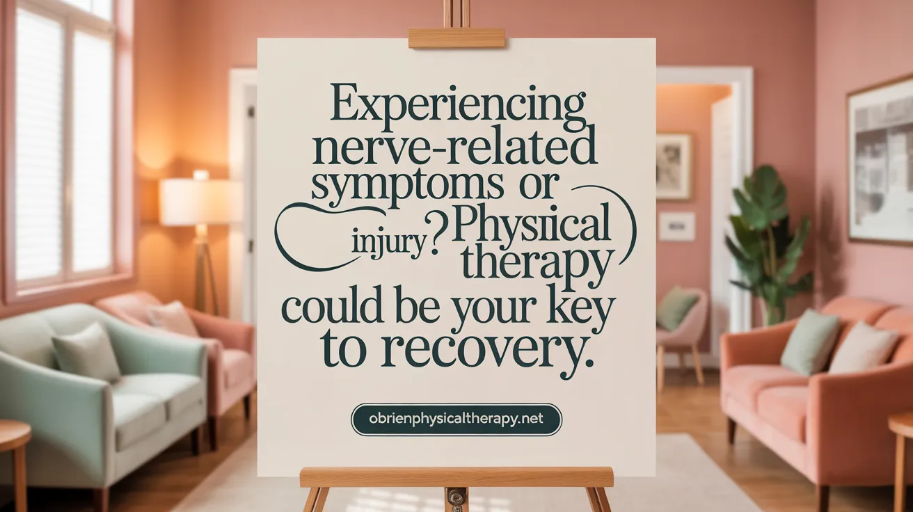 Experiencing nerve-related symptoms or injury? Physical therapy could be your key to recovery.