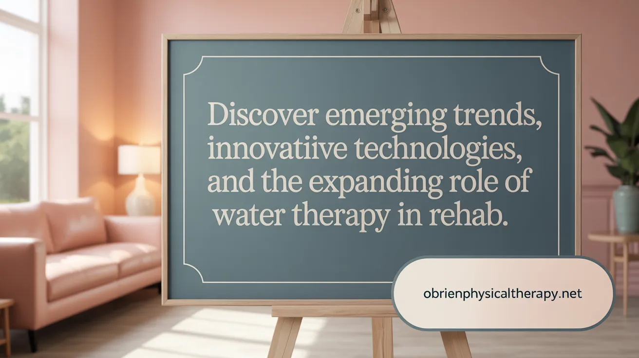 Discover emerging trends, innovative technologies, and the expanding role of water therapy in rehab.