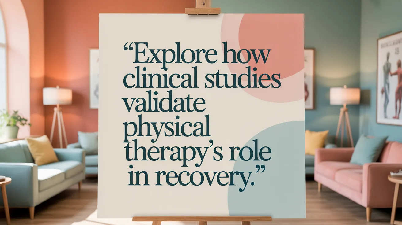 Explore how clinical studies validate physical therapy's role in recovery.