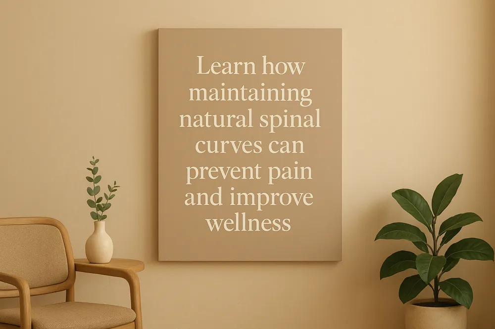 Learn how maintaining natural spinal curves can prevent pain and improve wellness