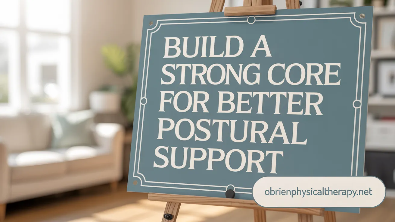 Build a Strong Core for Better Postural Support