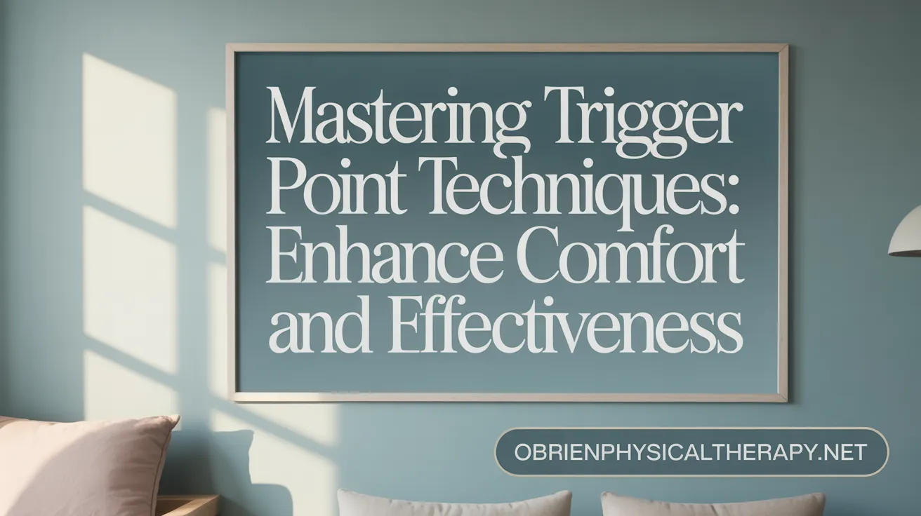 Mastering Trigger Point Techniques: Enhance Comfort and Effectiveness