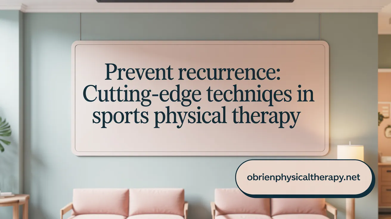 Prevent Recurrence: Cutting-Edge Techniques in Sports Physical Therapy