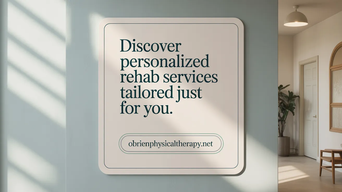 Discover Personalized Rehab Services Tailored Just for You
