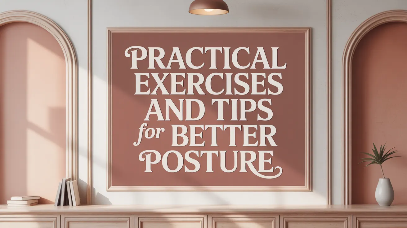 Practical Exercises and Tips for Better Posture