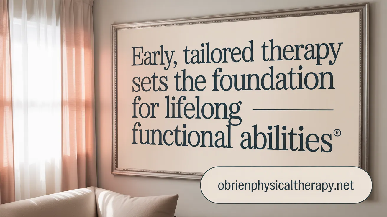 Early, Tailored Therapy Sets the Foundation for Lifelong Functional Abilities