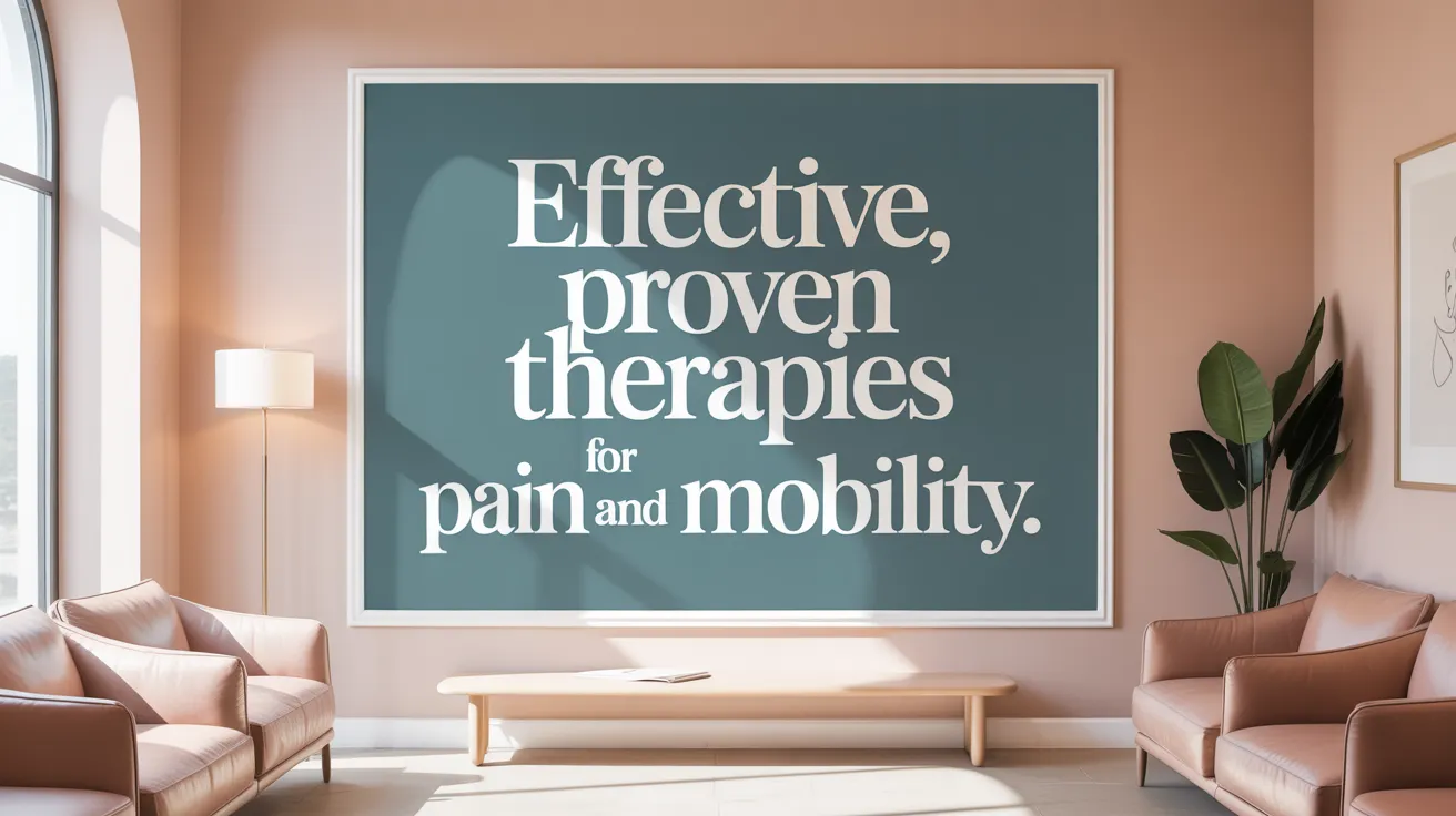 Effective, Proven Therapies for Pain and Mobility