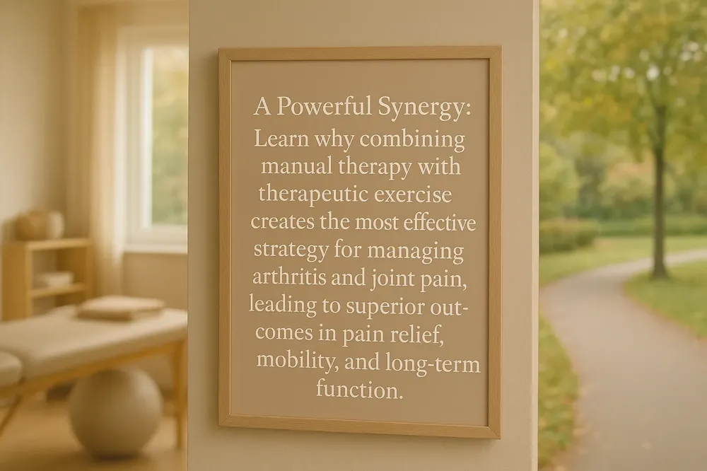 A Powerful Synergy: Learn why combining manual therapy with therapeutic exercise creates the most effective strategy for managing arthritis and joint pain, leading to superior outcomes in pain relief, mobility, and long-term function.