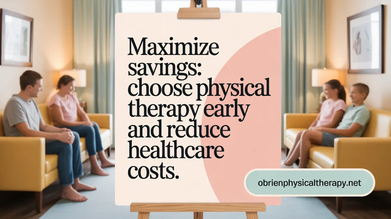 Maximize savings: Choose physical therapy early and reduce healthcare costs.