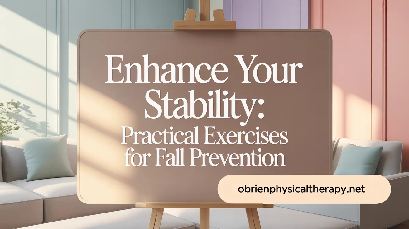 Enhance Your Stability: Practical Exercises for Fall Prevention