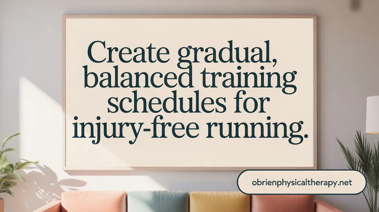 Create Gradual, Balanced Training Schedules for Injury-Free Running