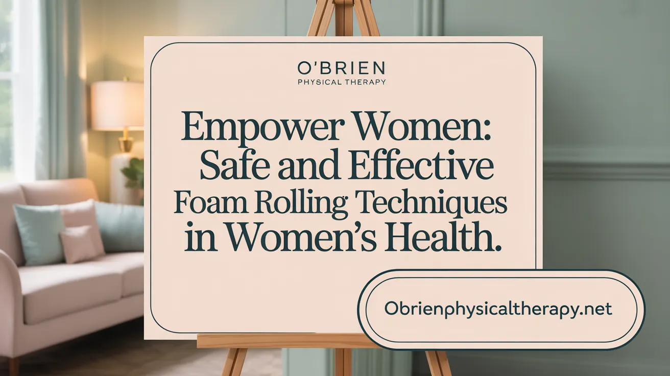 Empower Women: Safe and Effective Foam Rolling Techniques in Women's Health