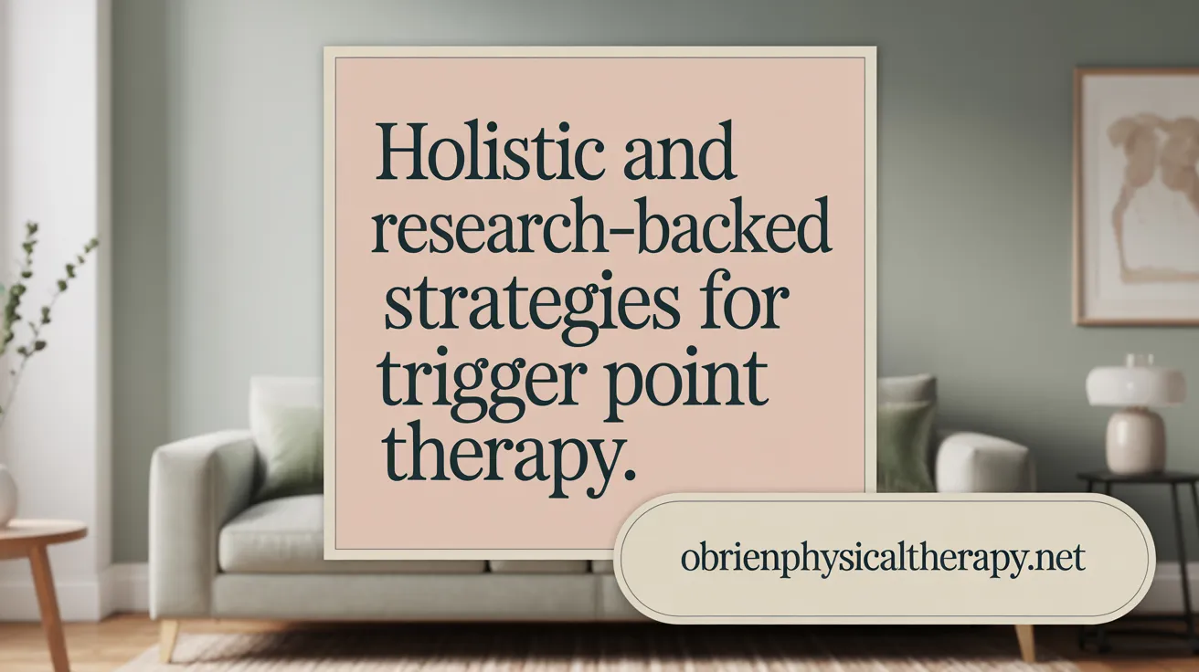 Holistic and Research-Backed Strategies for Trigger Point Therapy