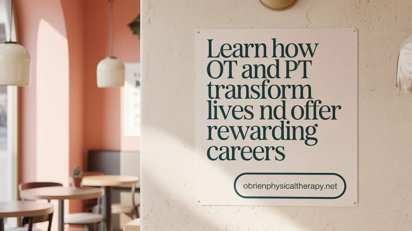 Learn How OT and PT Transform Lives and Offer Rewarding Careers