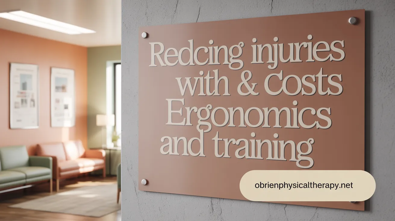Reducing Injuries & Costs with Ergonomics and Training